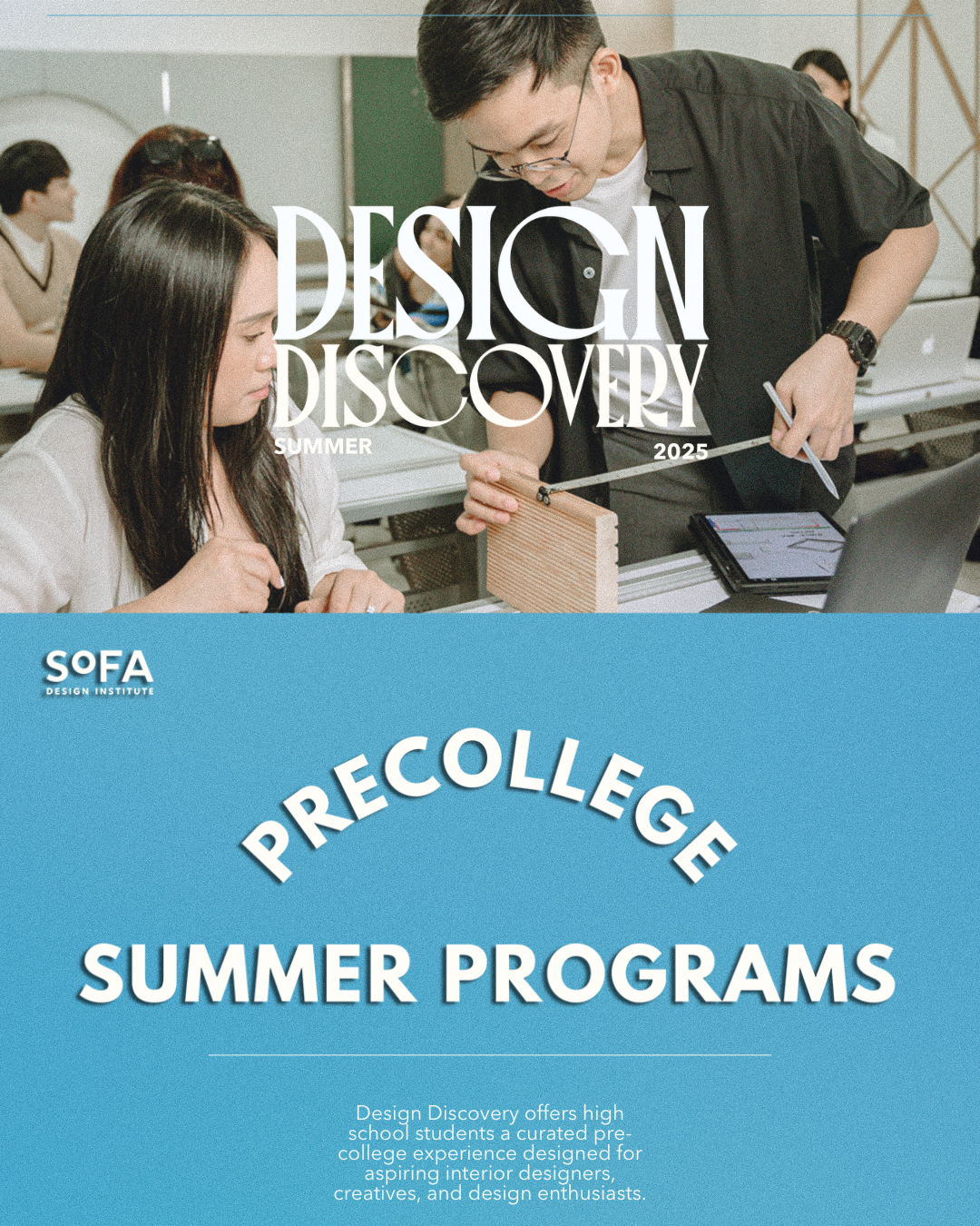 Design Discovery: A Pre-College Workshop in Interior Design (Face to Face)